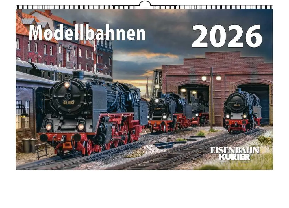 Cover: 9783844659634 | Modellbahnen 2026 | Kalender | 13 S. | Deutsch | 2026 | EK-Verlag