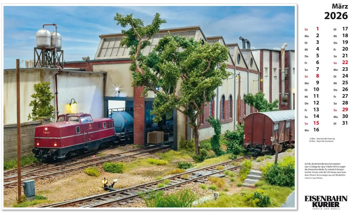 Bild: 9783844659634 | Modellbahnen 2026 | Kalender | 13 S. | Deutsch | 2026 | EK-Verlag