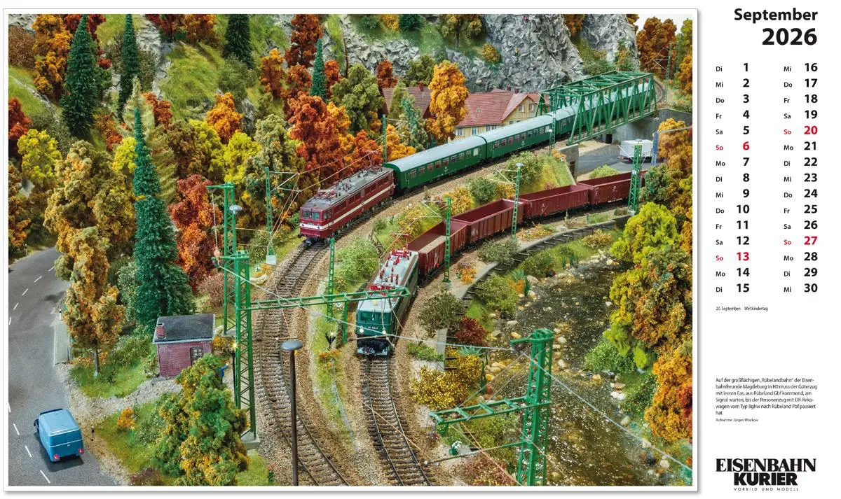 Bild: 9783844659634 | Modellbahnen 2026 | Kalender | 13 S. | Deutsch | 2026 | EK-Verlag