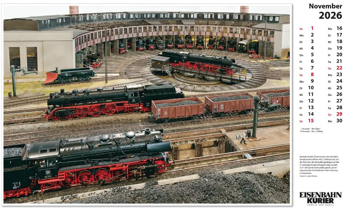 Bild: 9783844659634 | Modellbahnen 2026 | Kalender | 13 S. | Deutsch | 2026 | EK-Verlag