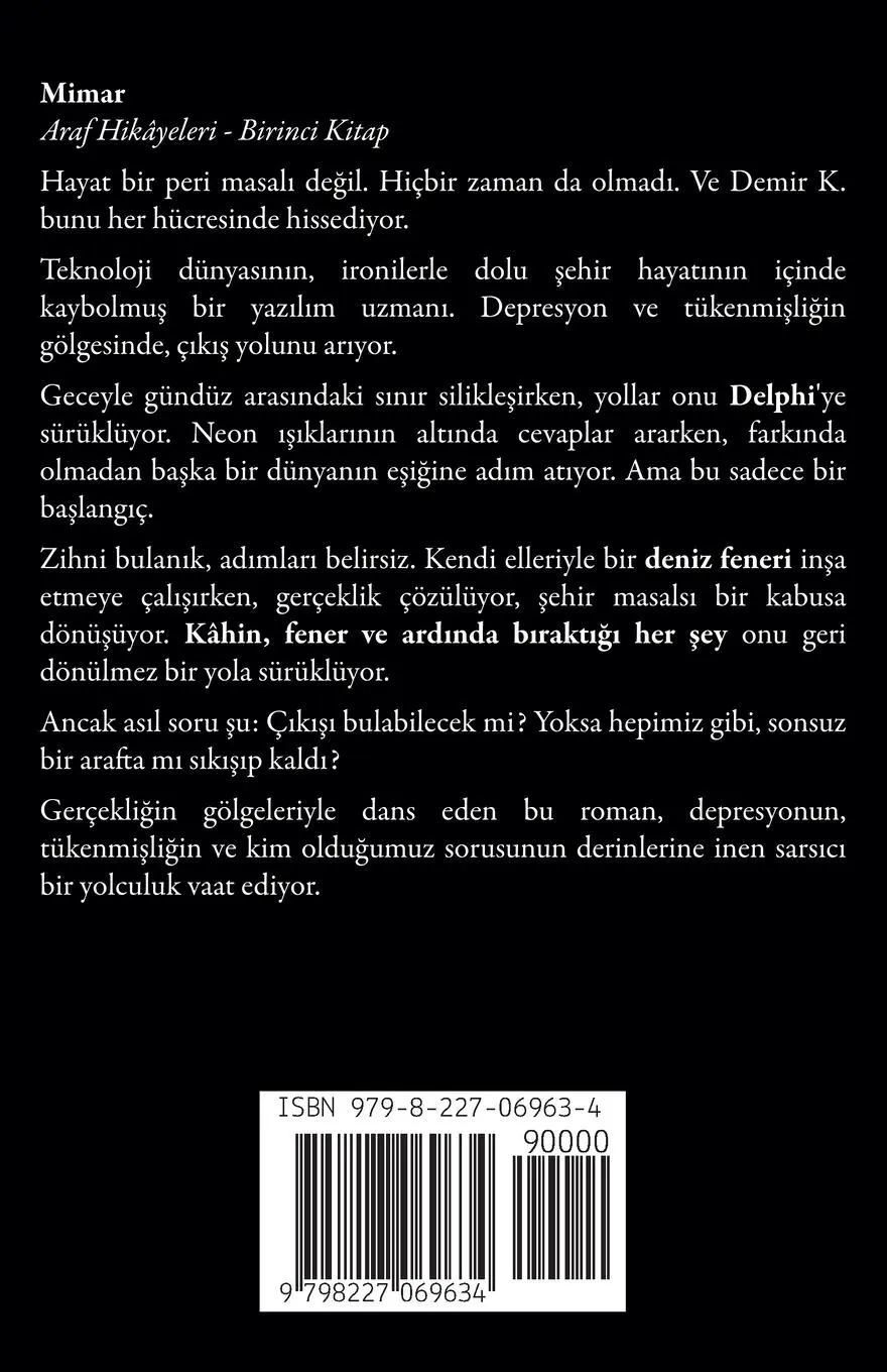 Rückseite: 9798227069634 | Mimar | Sinan Islekdemir | Taschenbuch | Türkisch | 2024
