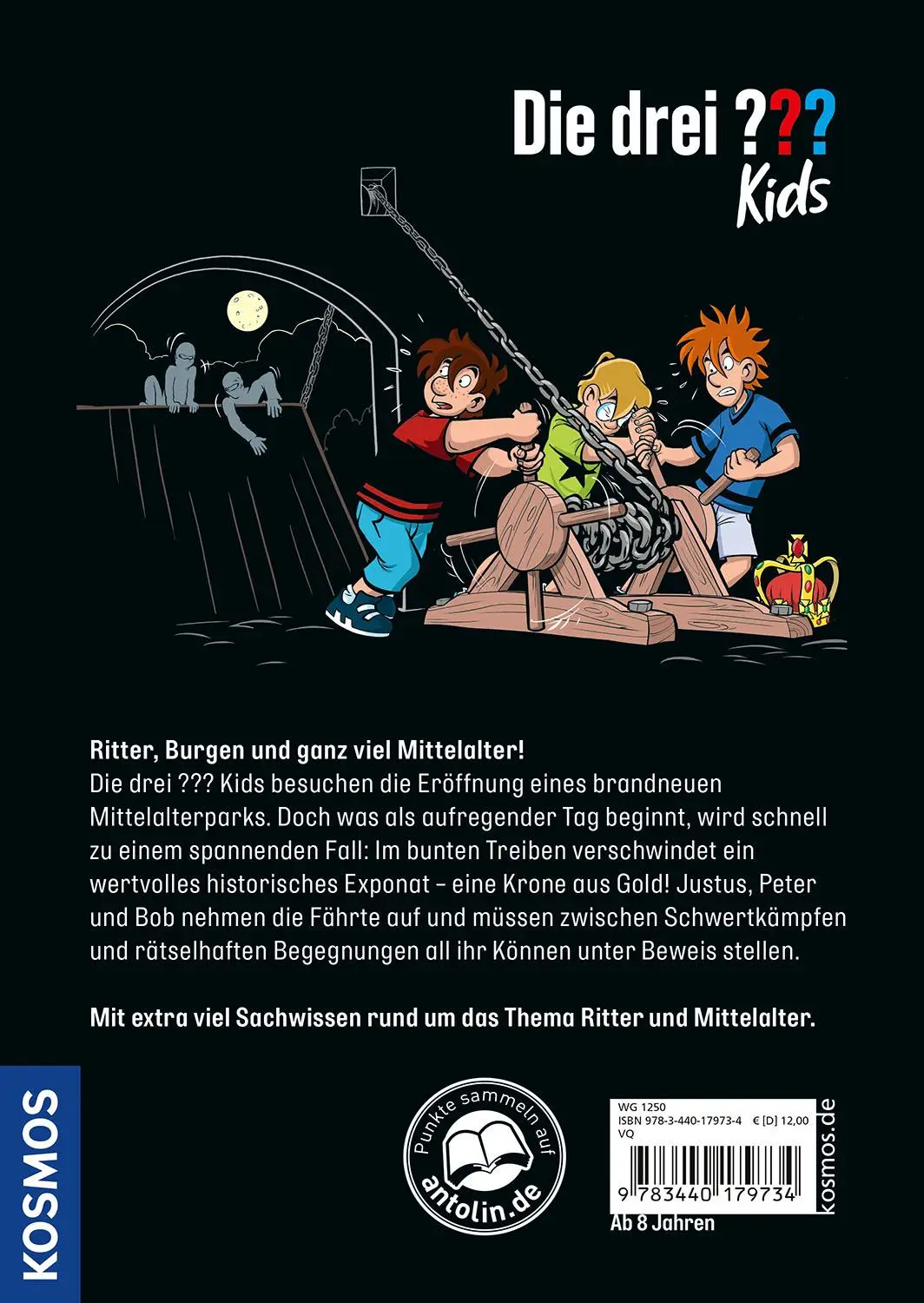 Rückseite: 9783440179734 | Die drei ??? Kids Raub auf der Ritterburg | Anja Körner | Buch | 2025