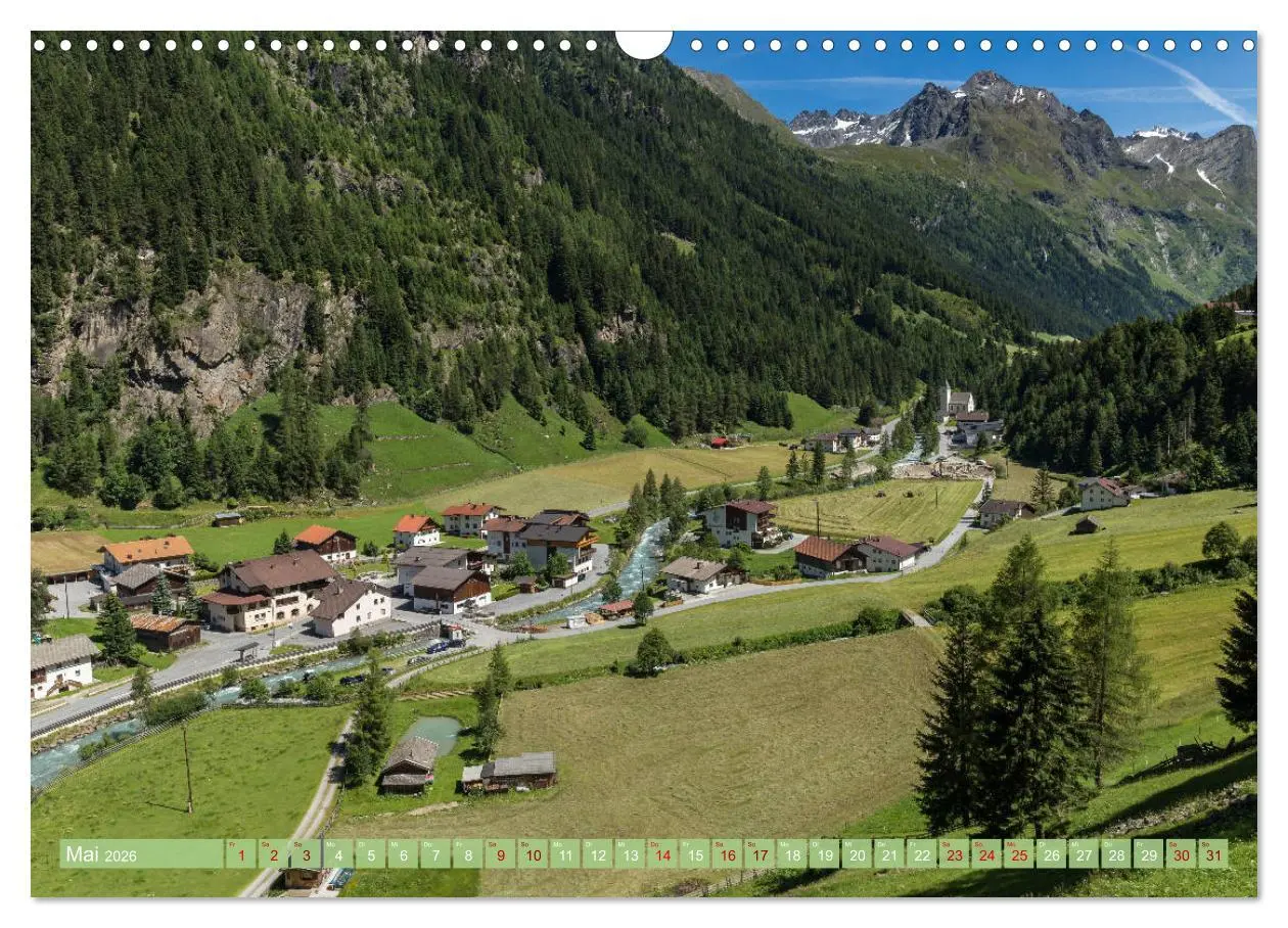 Bild: 9783457869734 | Pitztal in Bildern (Wandkalender 2026 DIN A3 quer), CALVENDO...
