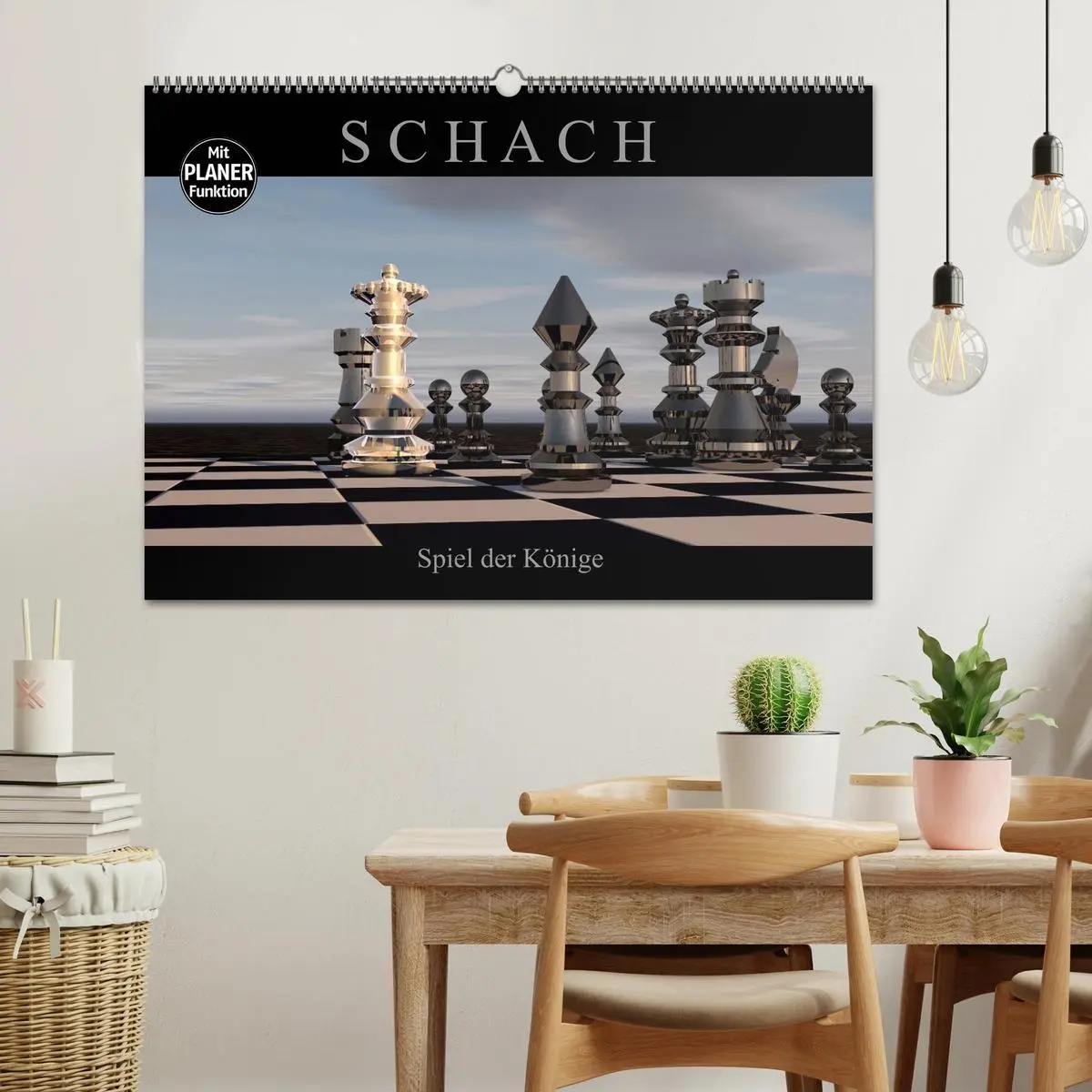 Bild: 9783457939734 | SCHACH - Spiel der Könige (Wandkalender 2026 DIN A2 quer), CALVENDO...