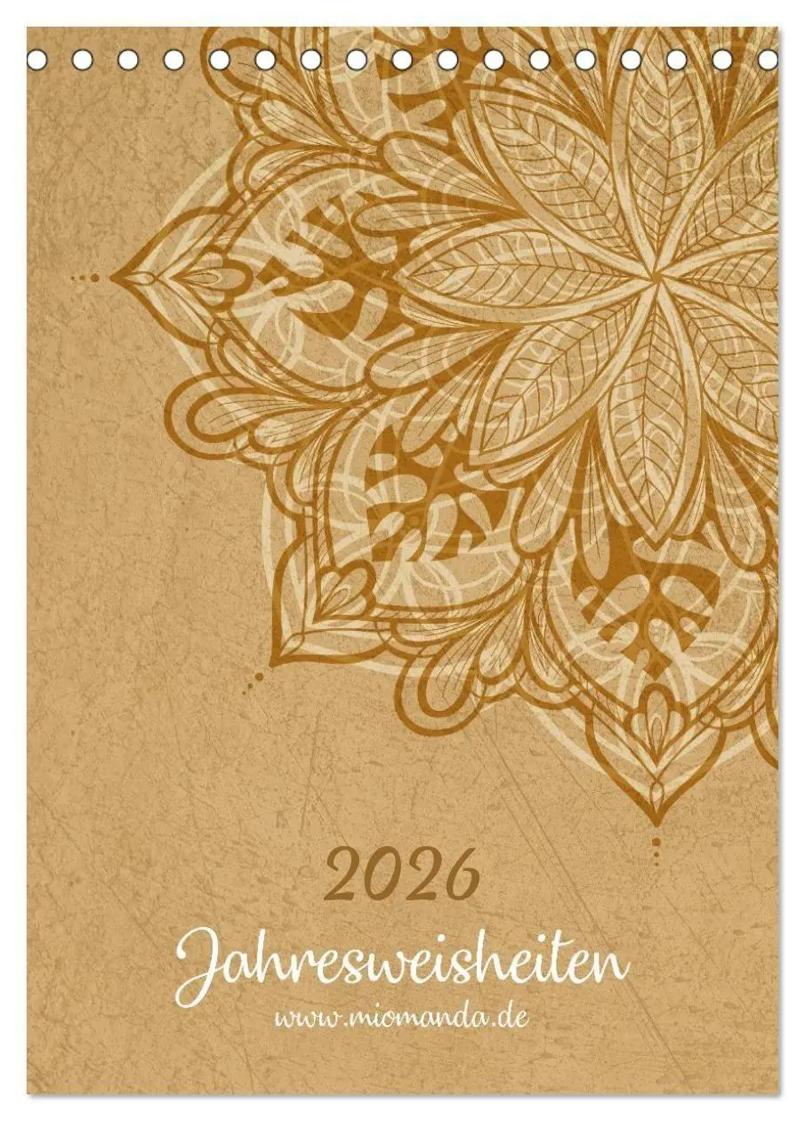 Cover: 9783516719734 | Jahresweisheiten (Tischkalender 2026 DIN A5 hoch), CALVENDO...