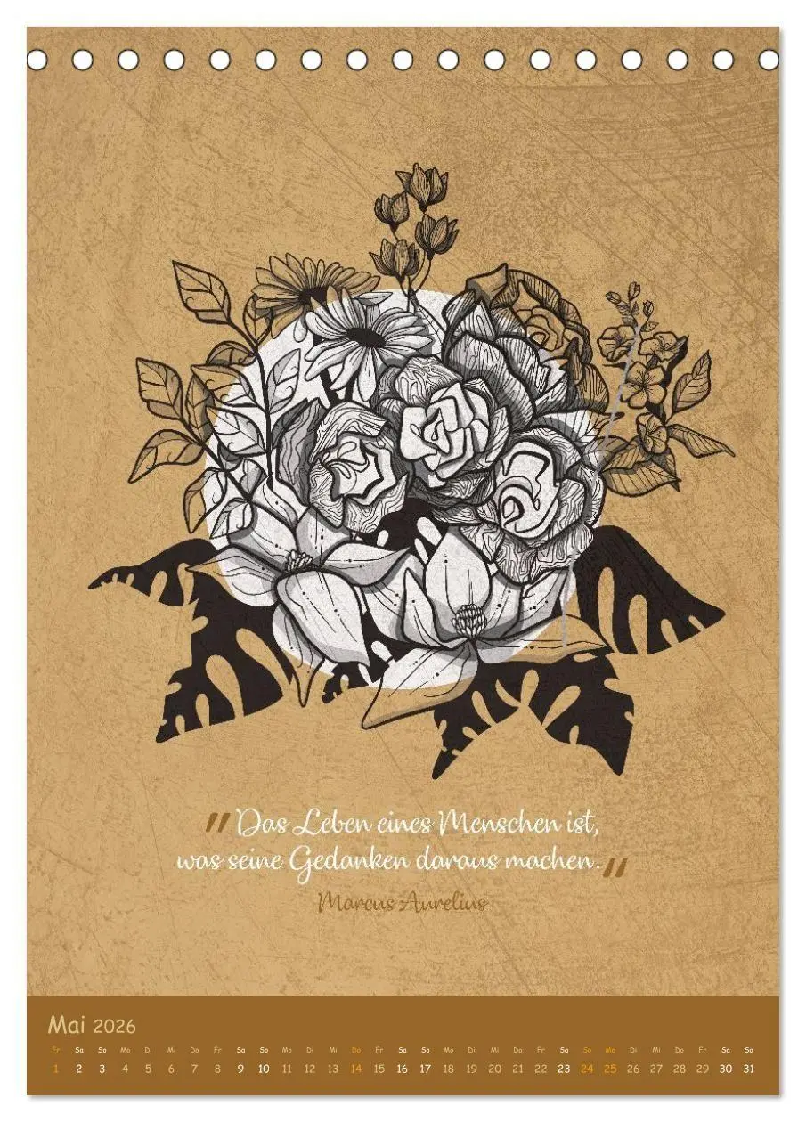 Bild: 9783516719734 | Jahresweisheiten (Tischkalender 2026 DIN A5 hoch), CALVENDO...