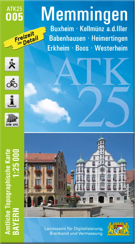 Cover: 9783899339734 | ATK25-O05 Memmingen (Amtliche Topographische Karte 1:25000) | Deutsch