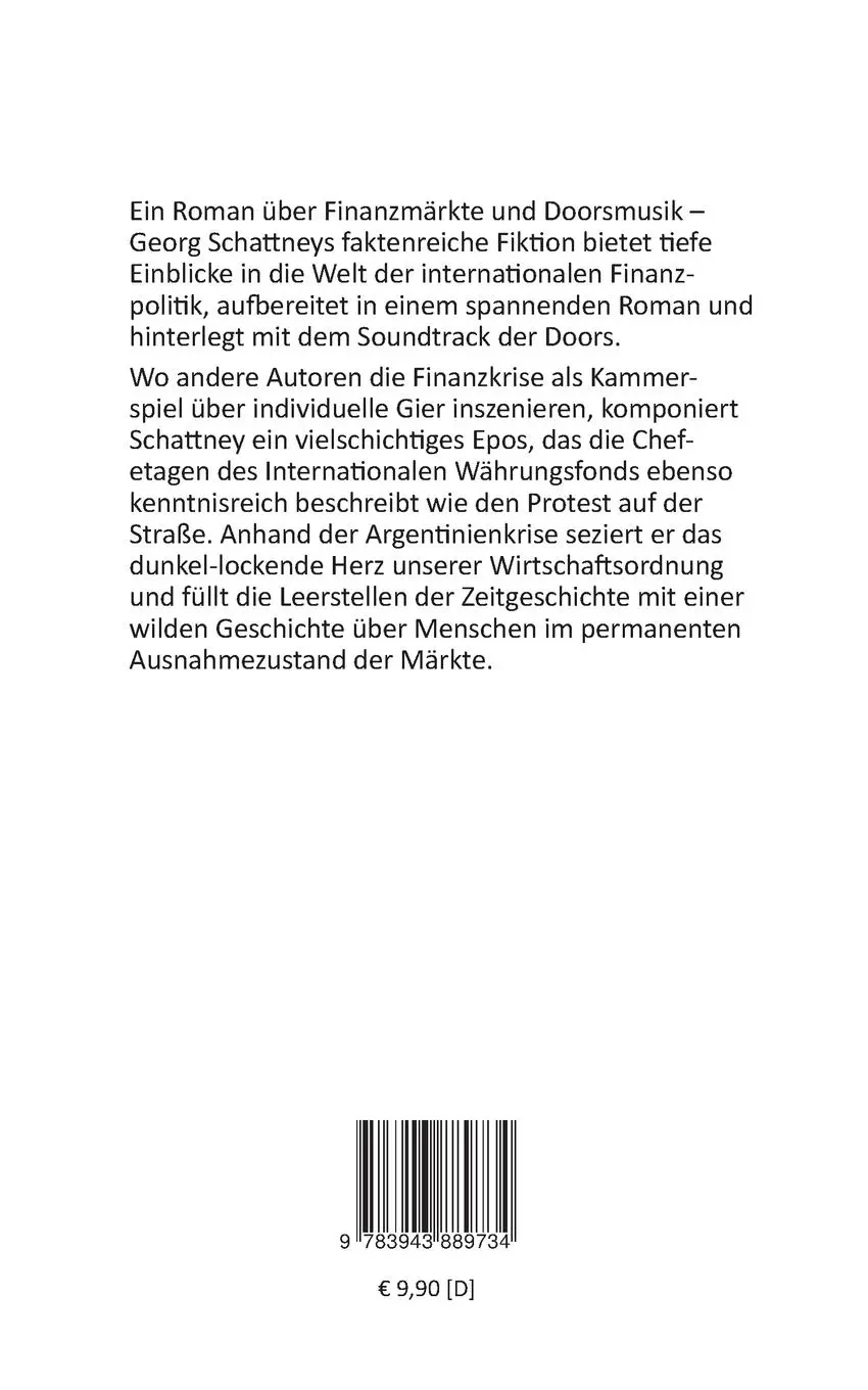 Rückseite: 9783943889734 | Argentinisches Roulette | Georg Schattney | Taschenbuch | Paperback