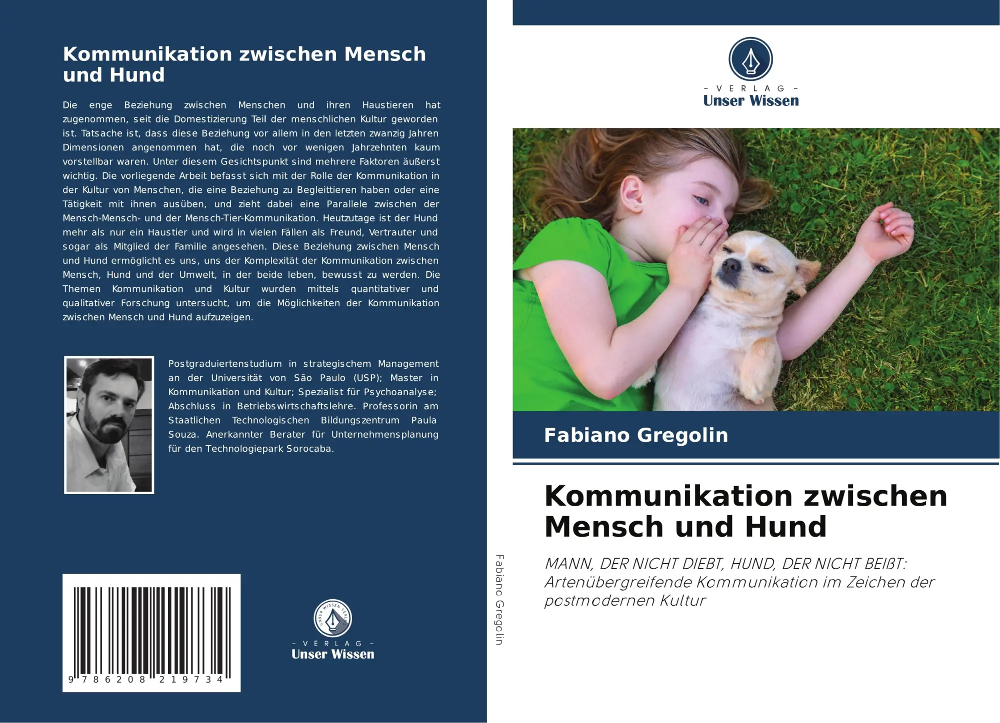 Cover: 9786208219734 | Kommunikation zwischen Mensch und Hund | Fabiano Gregolin | Buch