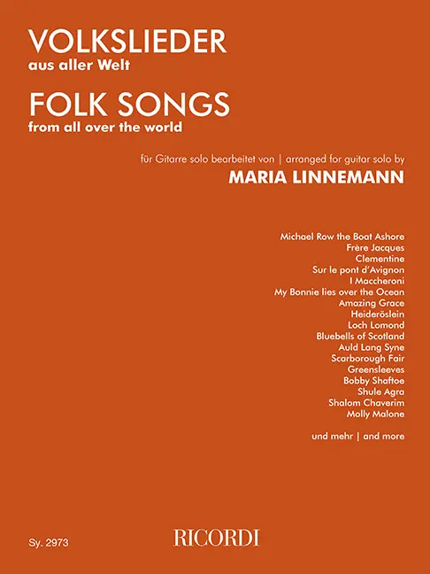 Cover: 9790204229734 | Volkslieder aus aller Welt | Taschenbuch | Songbuch (Gitarre) | Buch