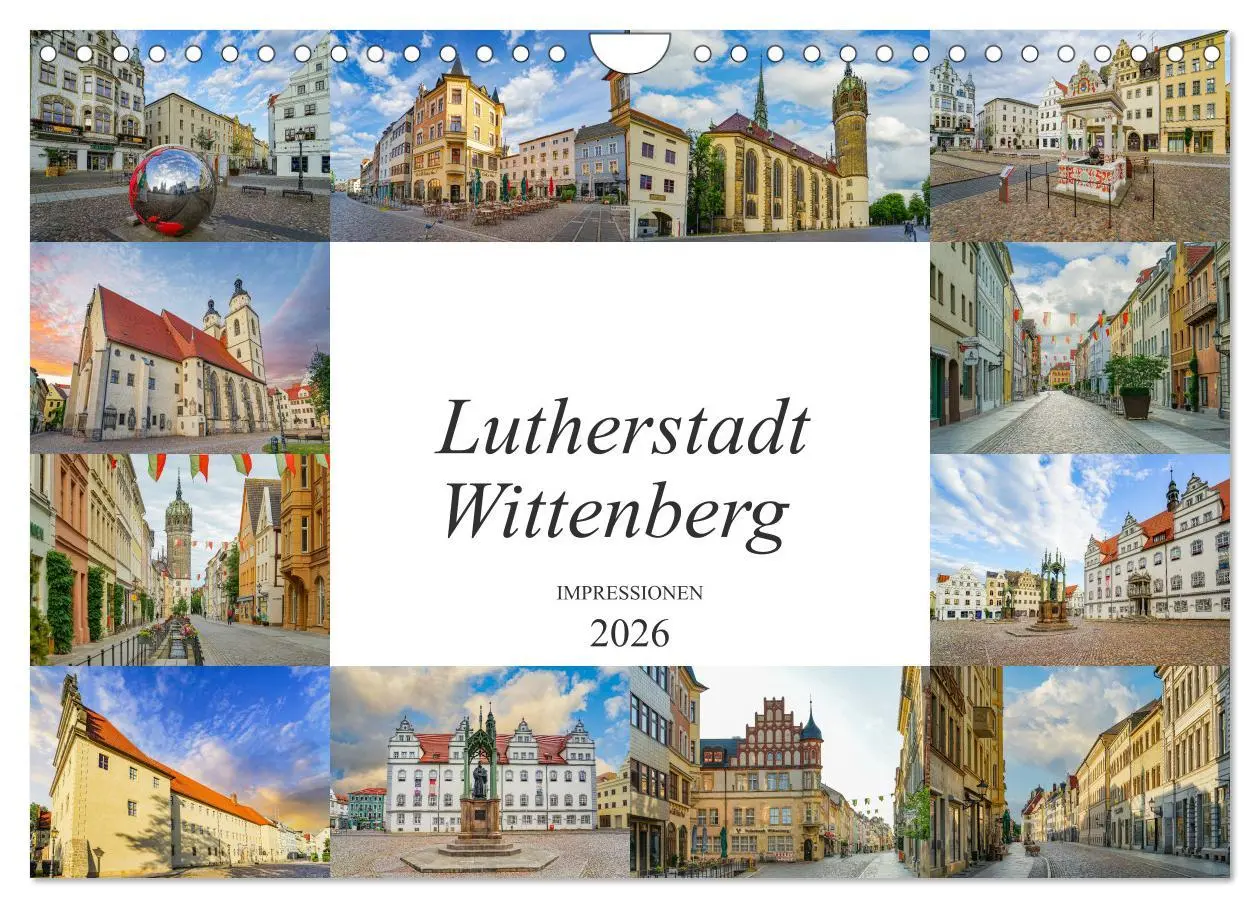 Cover: 9783457789834 | Lutherstadt Wittenberg Impressionen (Wandkalender 2026 DIN A4...