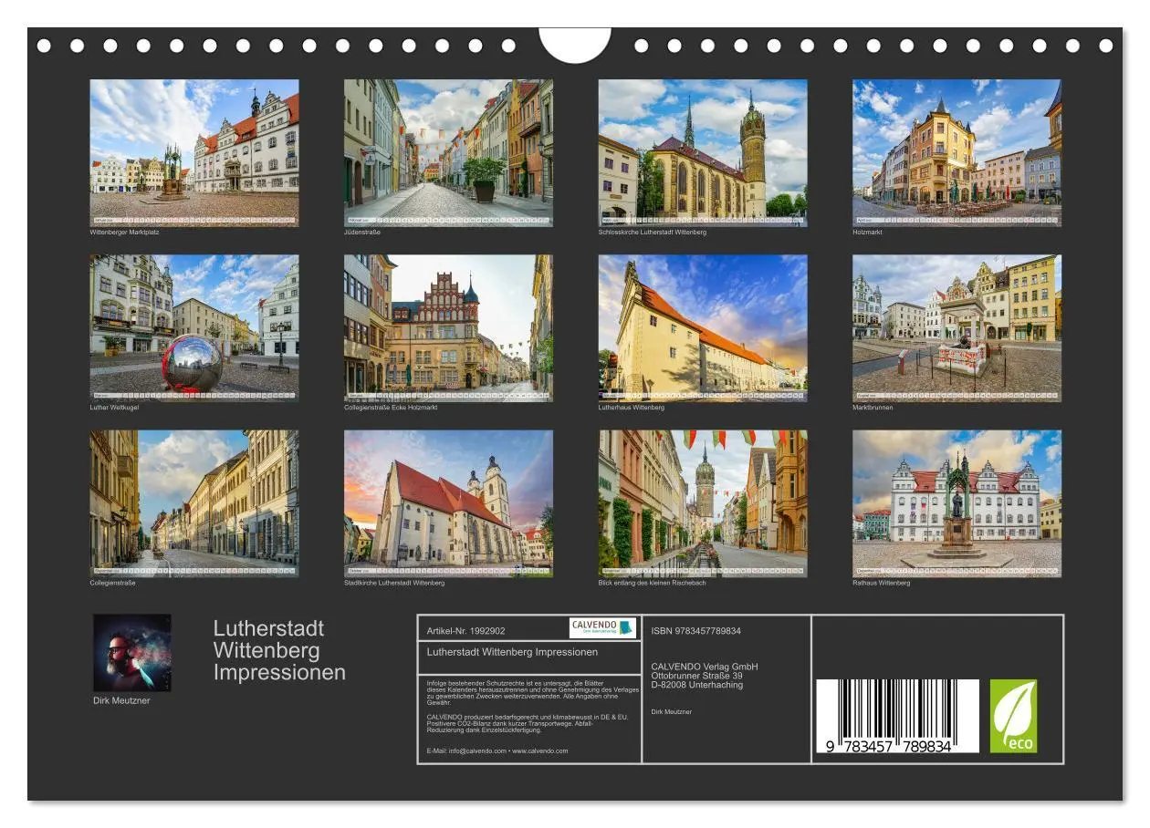 Bild: 9783457789834 | Lutherstadt Wittenberg Impressionen (Wandkalender 2026 DIN A4...