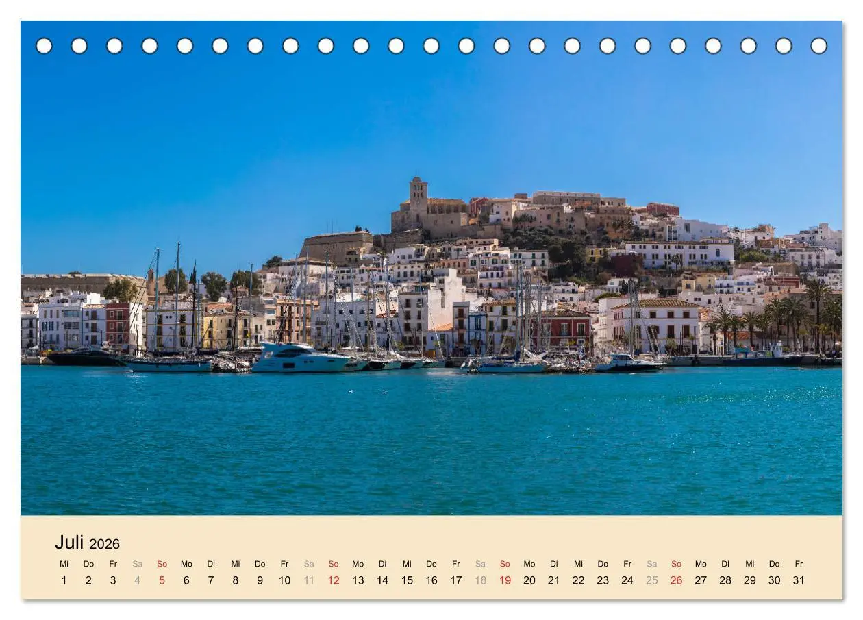 Bild: 9783457929834 | Ibiza Dalt Vila, Sa Penya und La Marina (Tischkalender 2026 DIN A5...
