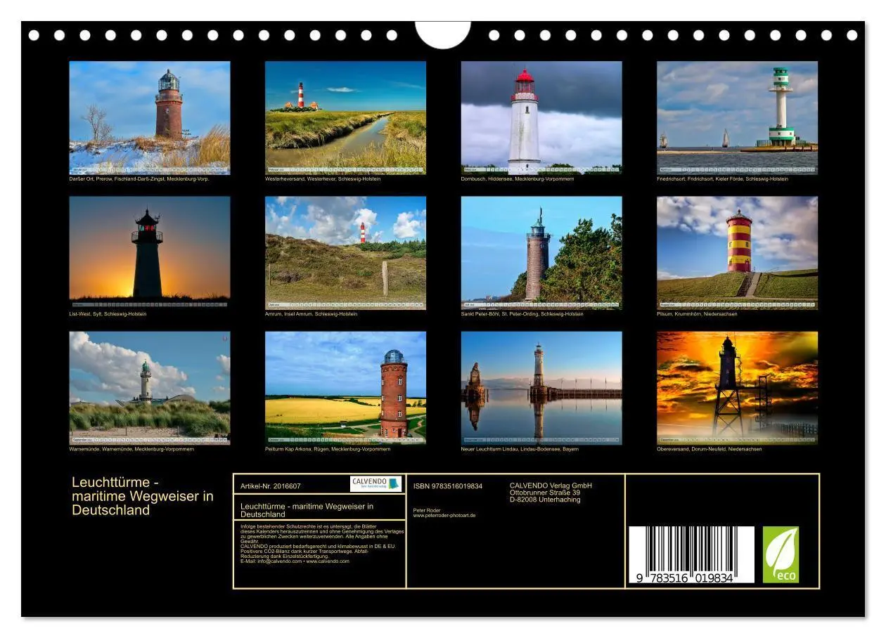 Bild: 9783516019834 | Leuchttürme - maritime Wegweiser in Deutschland (Wandkalender 2026...