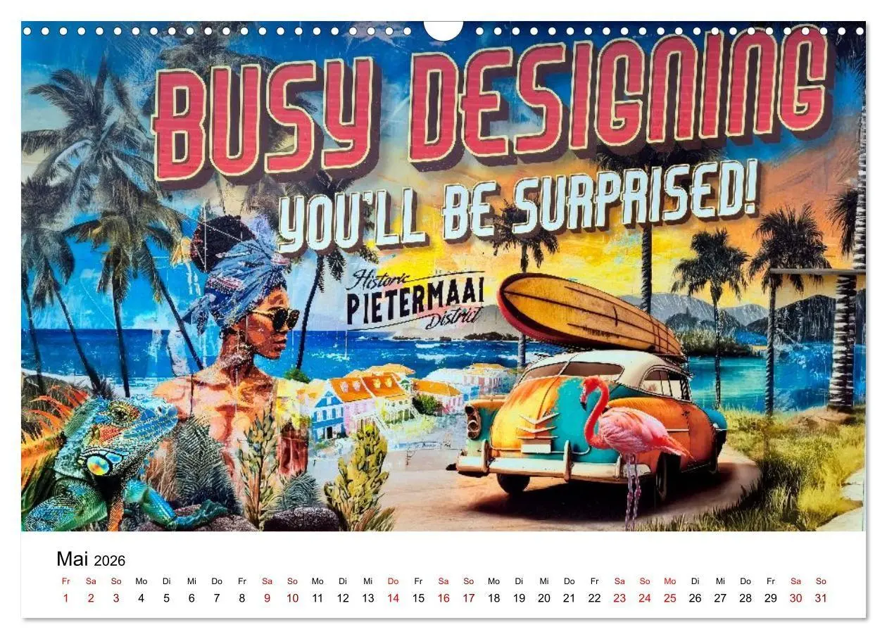 Bild: 9783516709834 | Willemstad - Die bunte Seite von Curaçao (Wandkalender 2026 DIN A3...