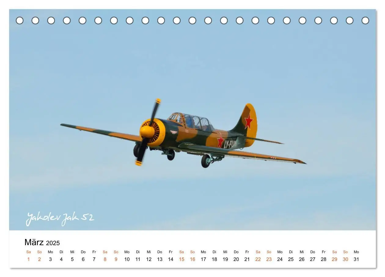 Bild: 9783435379934 | Die Faszination. Flugzeuge am Himmel (Tischkalender 2025 DIN A5...