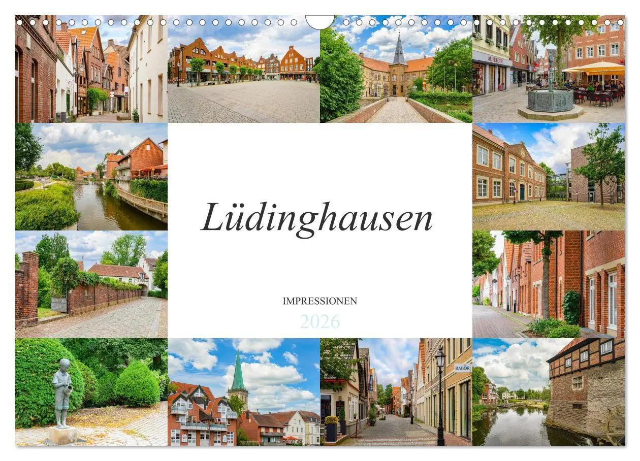 Cover: 9783457779934 | Lüdinghausen Impressionen (Wandkalender 2026 DIN A3 quer), CALVENDO...
