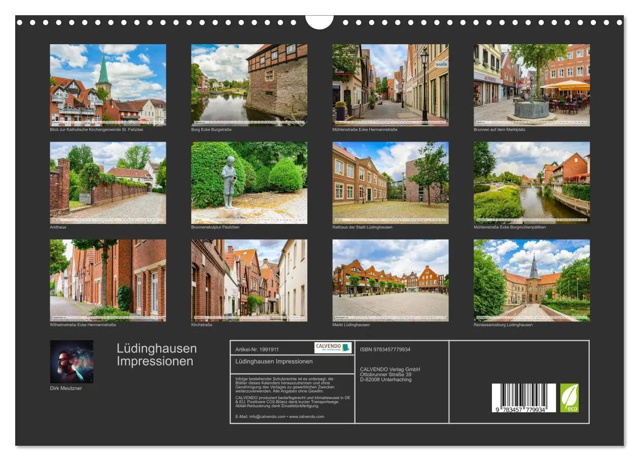 Bild: 9783457779934 | Lüdinghausen Impressionen (Wandkalender 2026 DIN A3 quer), CALVENDO...