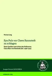Cover: 9783963119934 | Eyn Puls vor Claws Rannstedt zu schlagen | Thomas Lang | Taschenbuch