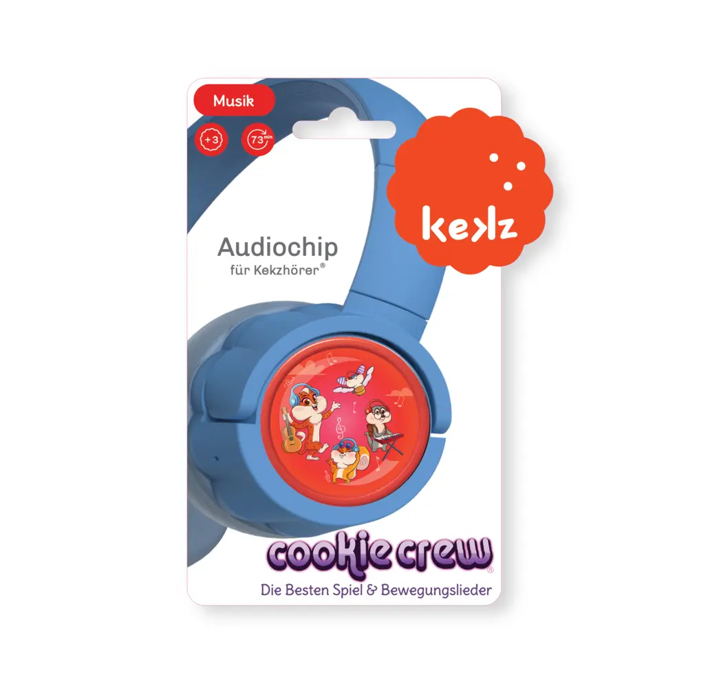 Bild: 4260721750035 | Cookie Crew - Die besten Spiel- &amp; Bewegungslieder, 1 Audio-Chip | Crew