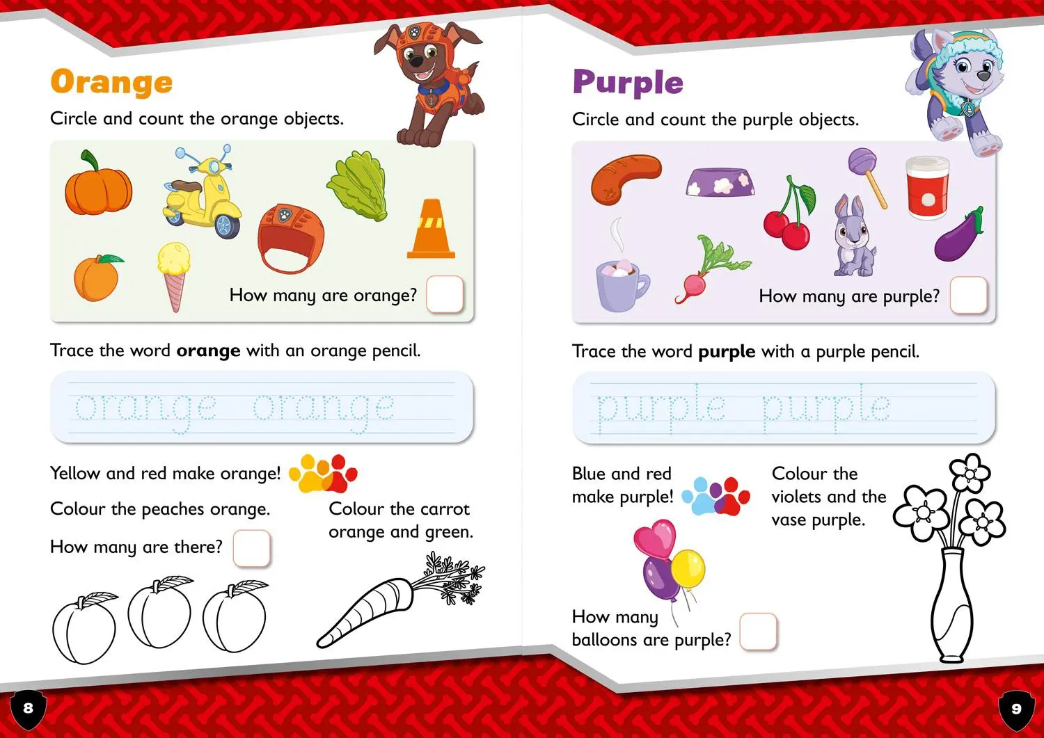 Bild: 9780008620035 | PAW Patrol Shapes and Colours Activity Book | Get Set for School!