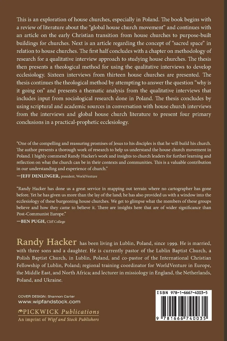 Rückseite: 9781666740035 | House Churches in Post-Communist Europe | Randy Hacker | Taschenbuch