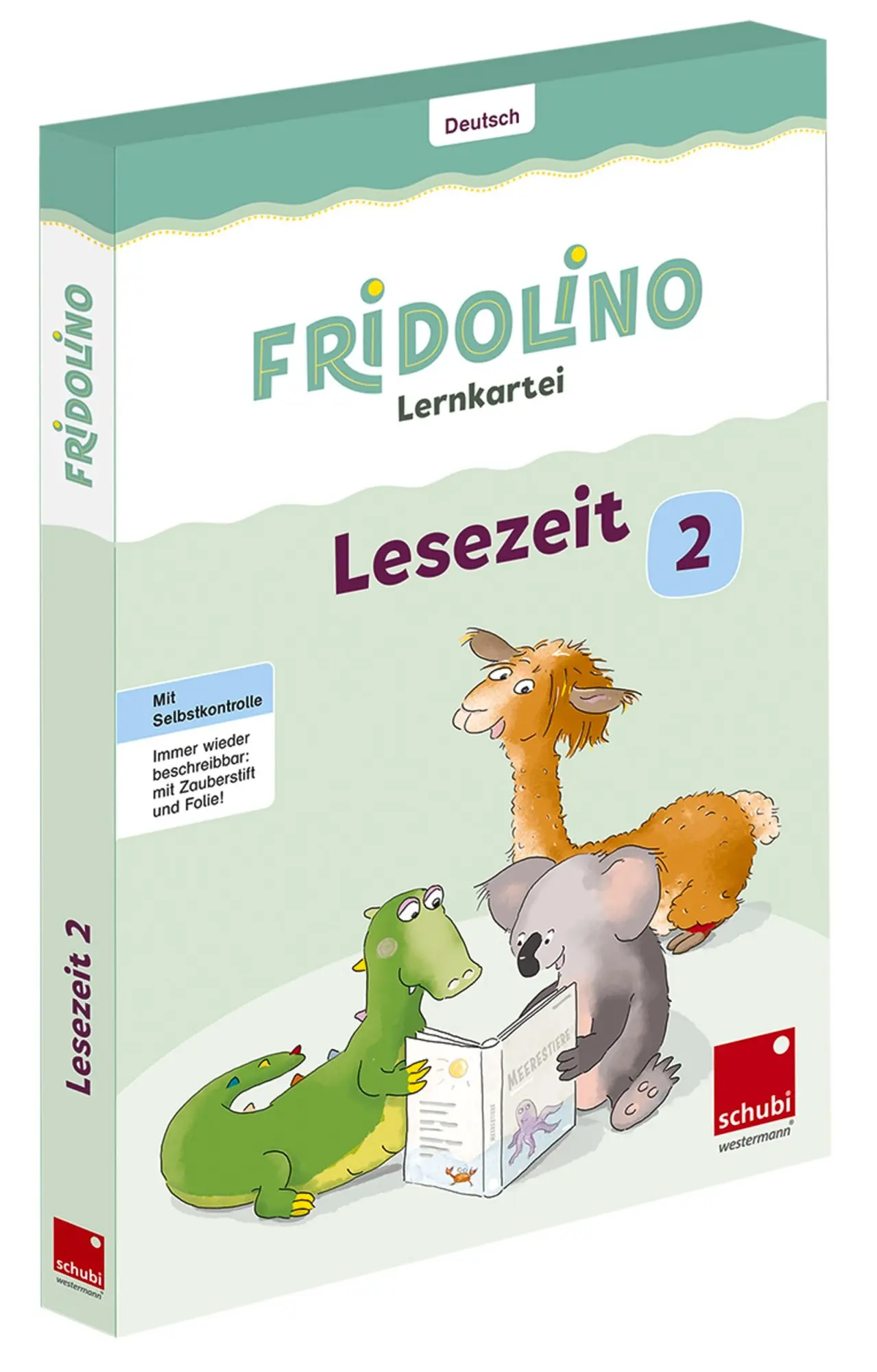 Cover: 9783072200035 | Fridolino-Lernkartei. Lesezeit 2. Schuljahr | Lehr-, Lern-, Bildkarten