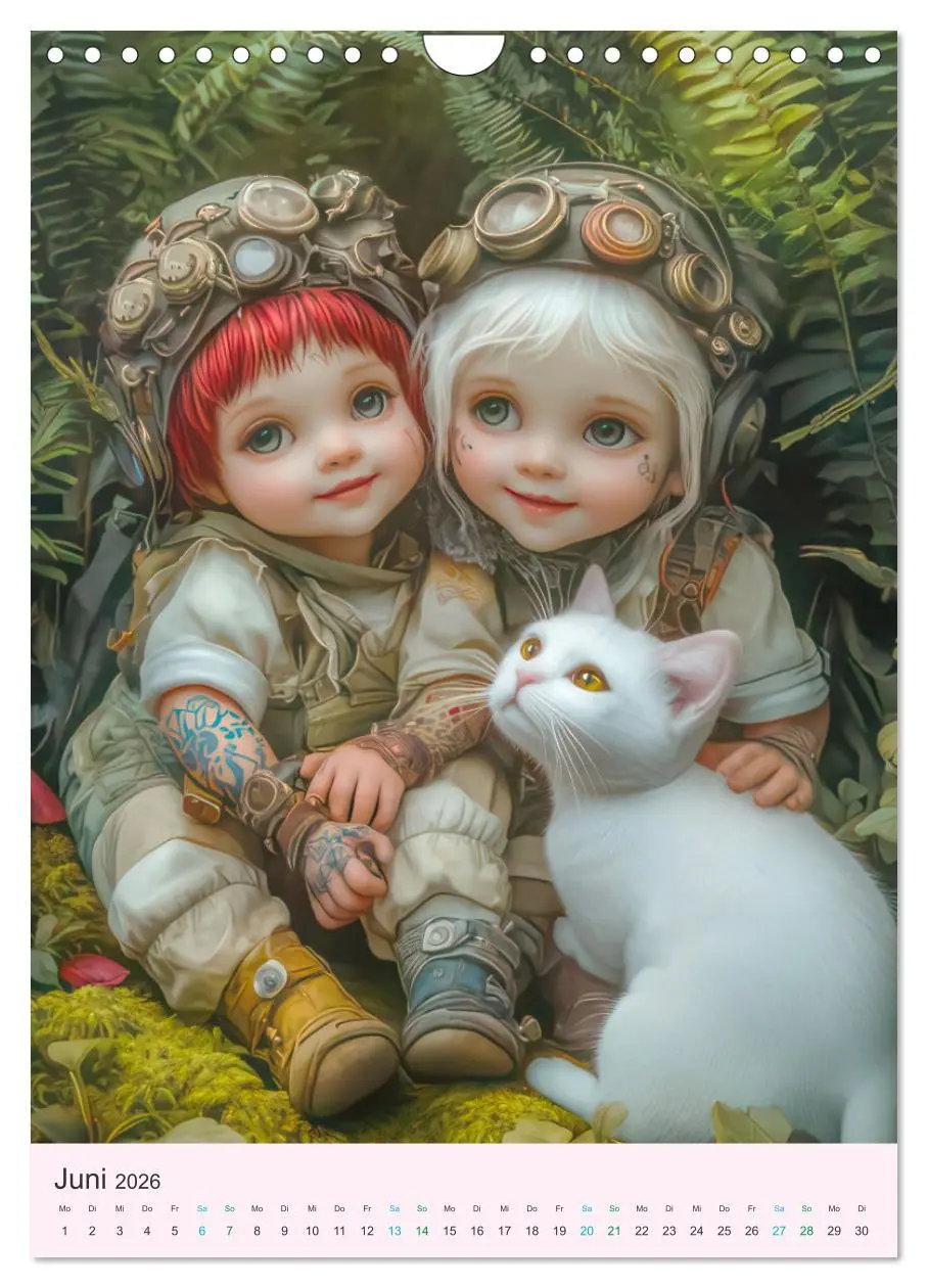 Bild: 9783457270035 | Steampunk Puppen - Zauberhafte Puppenfiguren (Wandkalender 2026 DIN...