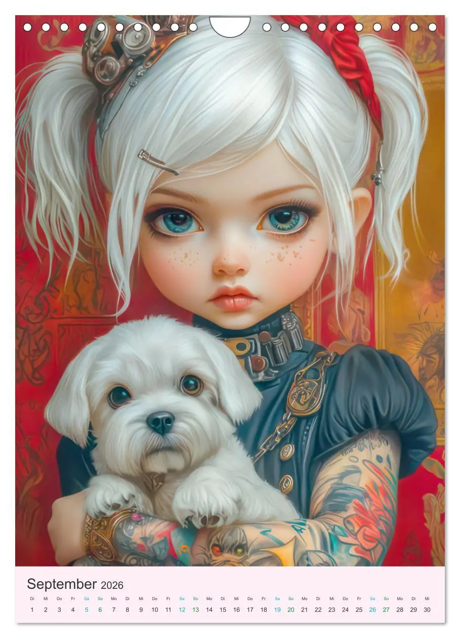 Bild: 9783457270035 | Steampunk Puppen - Zauberhafte Puppenfiguren (Wandkalender 2026 DIN...