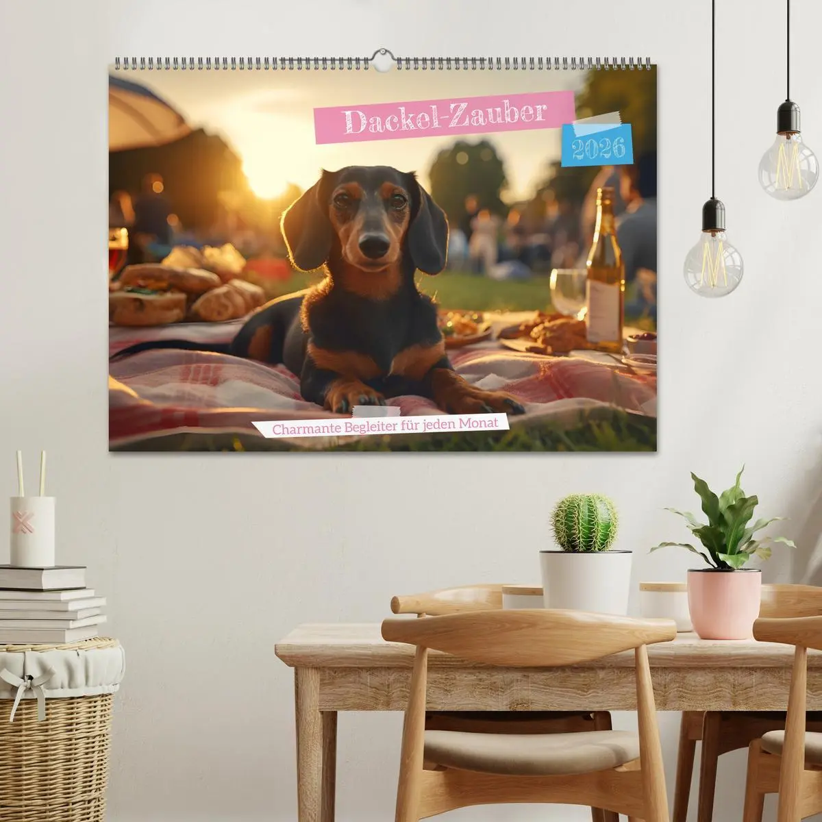 Bild: 9783457410035 | Dackel Zauber - Charmante Begleiter für jeden Monat (Wandkalender...
