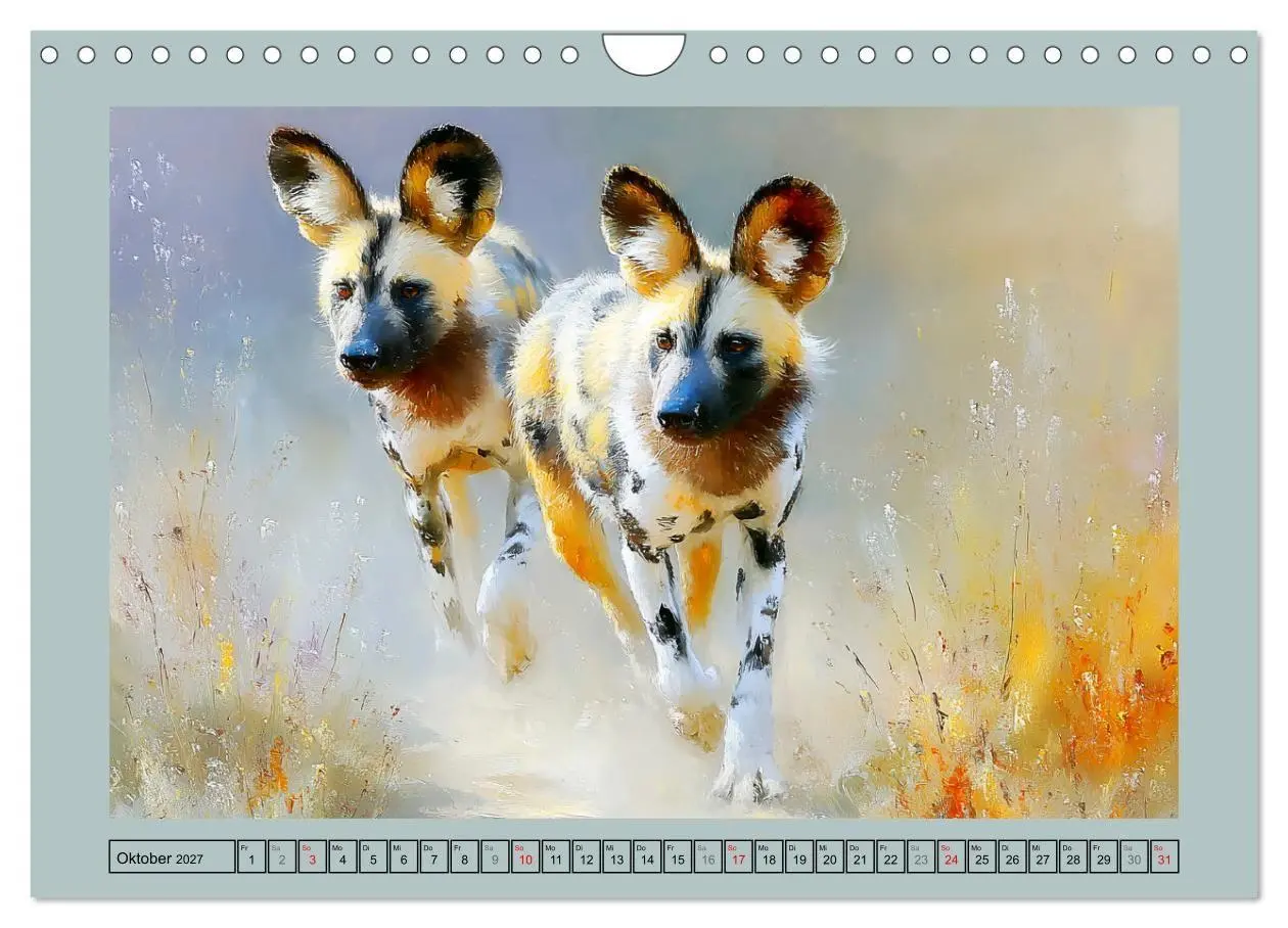 Bild: 9783516810035 | Wildhunde. Afrikas erfolgreiche Jäger (Wandkalender 2027 DIN A4...