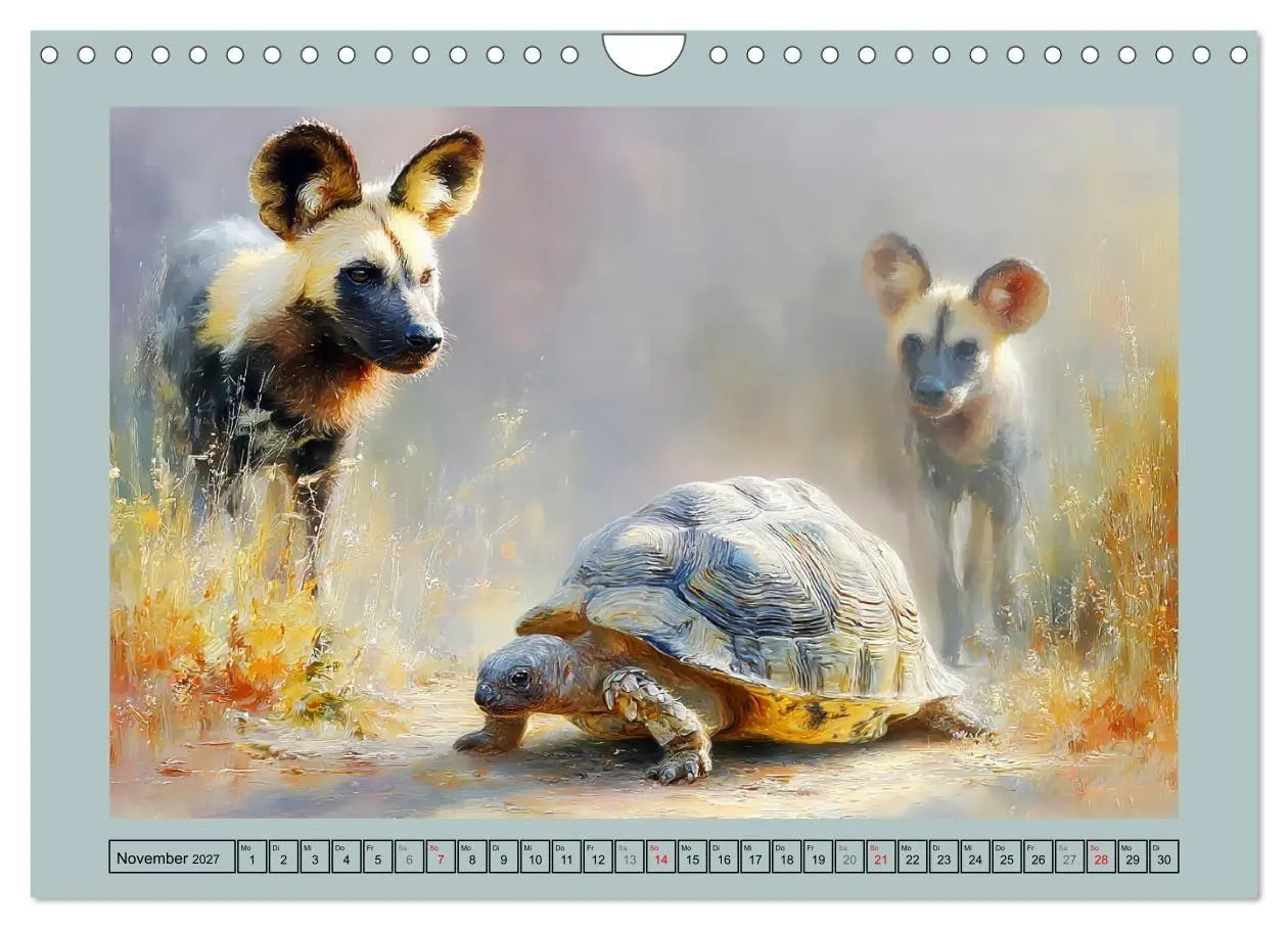 Bild: 9783516810035 | Wildhunde. Afrikas erfolgreiche Jäger (Wandkalender 2027 DIN A4...