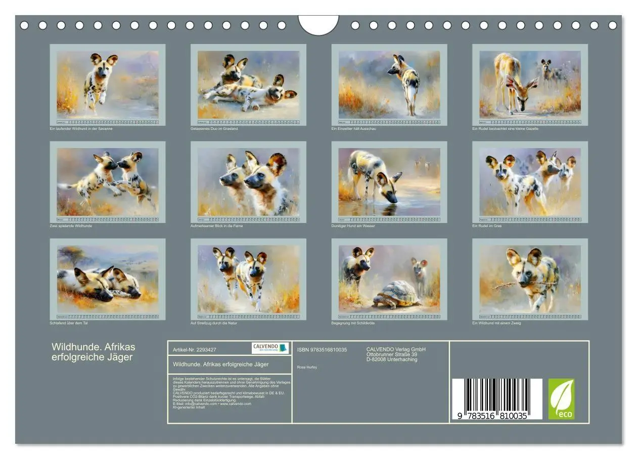 Bild: 9783516810035 | Wildhunde. Afrikas erfolgreiche Jäger (Wandkalender 2027 DIN A4...