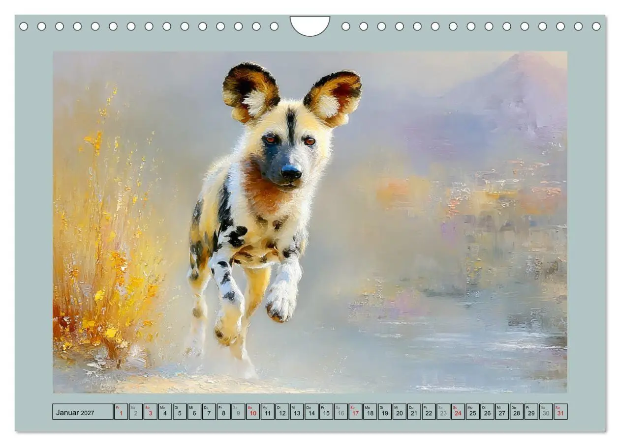 Bild: 9783516810035 | Wildhunde. Afrikas erfolgreiche Jäger (Wandkalender 2027 DIN A4...
