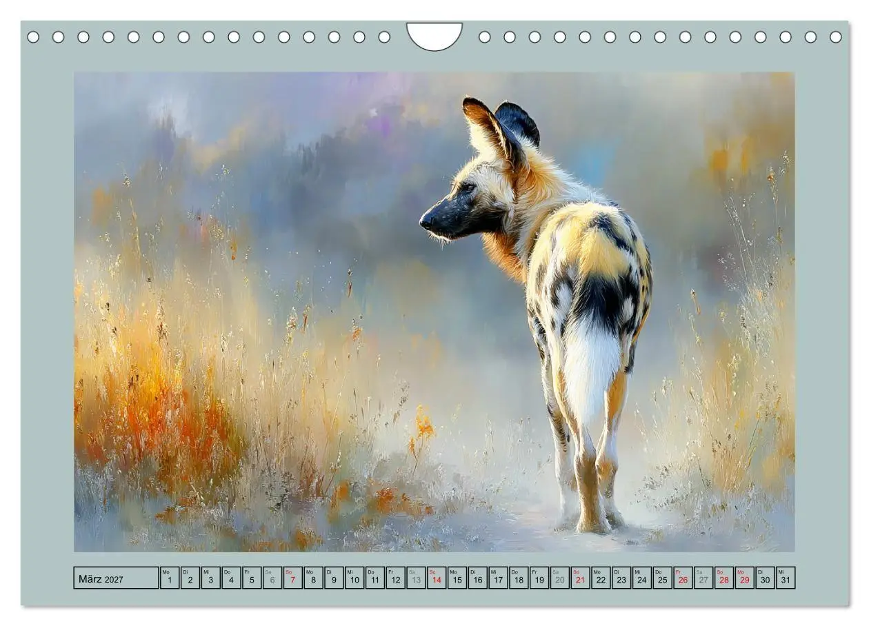 Bild: 9783516810035 | Wildhunde. Afrikas erfolgreiche Jäger (Wandkalender 2027 DIN A4...