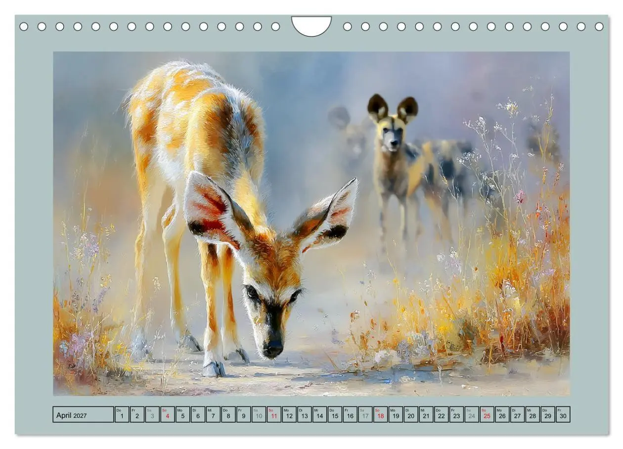 Bild: 9783516810035 | Wildhunde. Afrikas erfolgreiche Jäger (Wandkalender 2027 DIN A4...