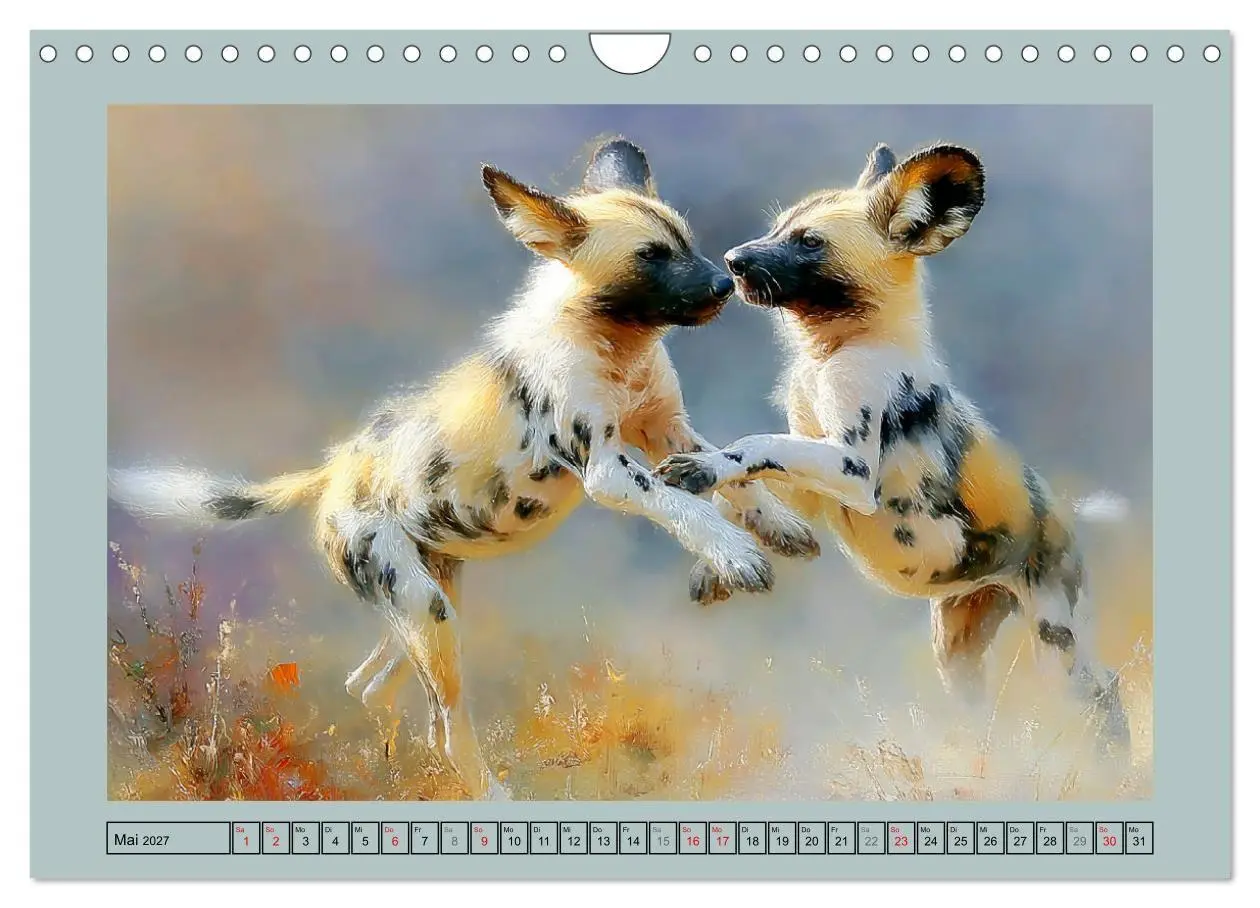 Bild: 9783516810035 | Wildhunde. Afrikas erfolgreiche Jäger (Wandkalender 2027 DIN A4...
