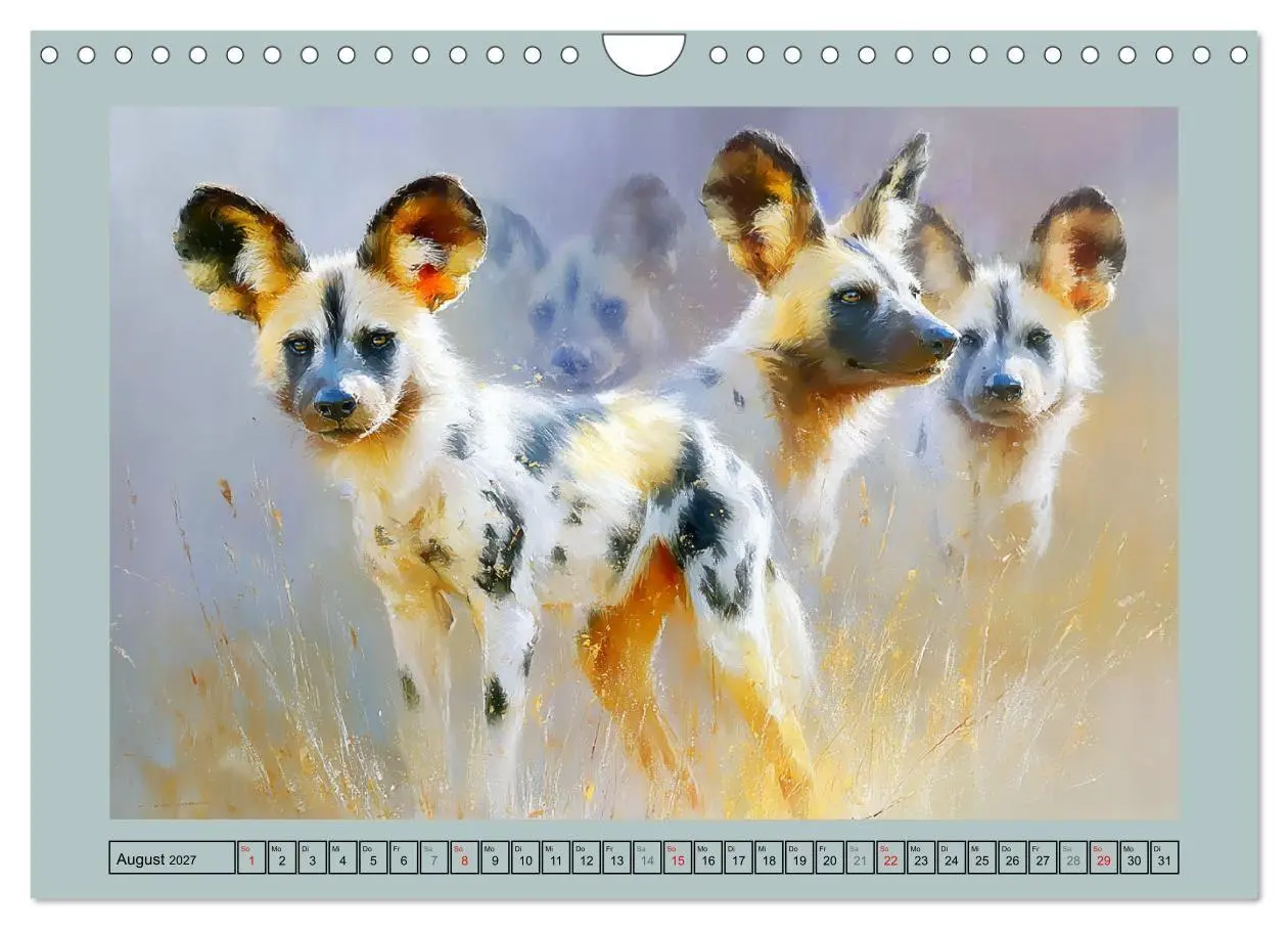 Bild: 9783516810035 | Wildhunde. Afrikas erfolgreiche Jäger (Wandkalender 2027 DIN A4...