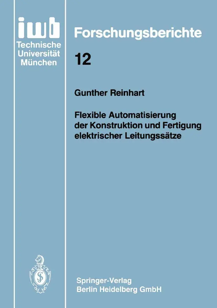 Cover: 9783540190035 | Flexible Automatisierung der Konstruktion und Fertigung...