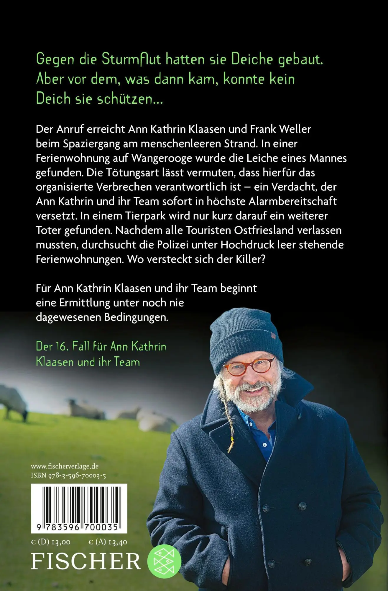 Rückseite: 9783596700035 | Ostfriesensturm | Das Original - Die Nummer 1 in der Spannung | Wolf