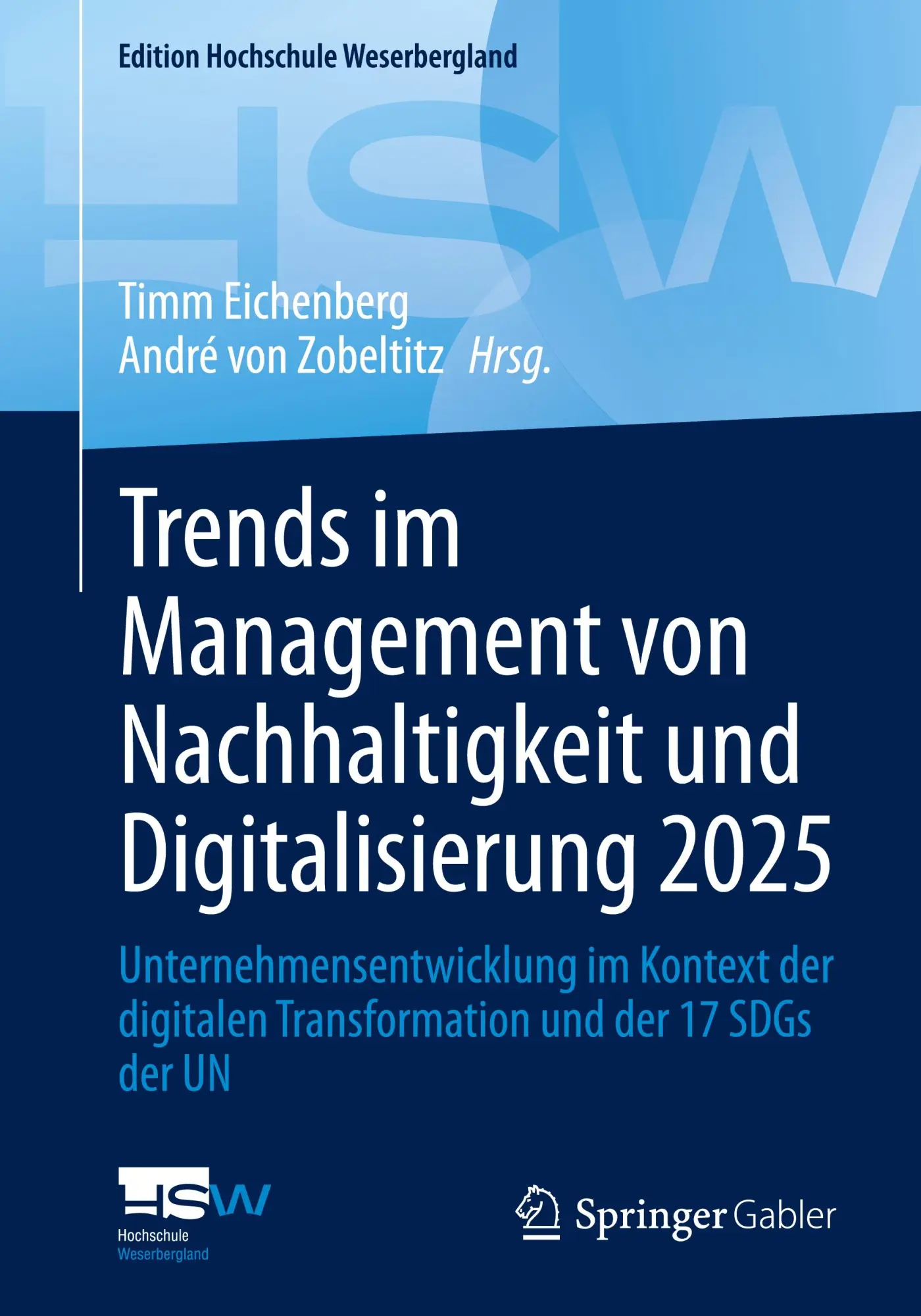 Cover: 9783662720035 | Trends im Management von Nachhaltigkeit und Digitalisierung 2025 | x