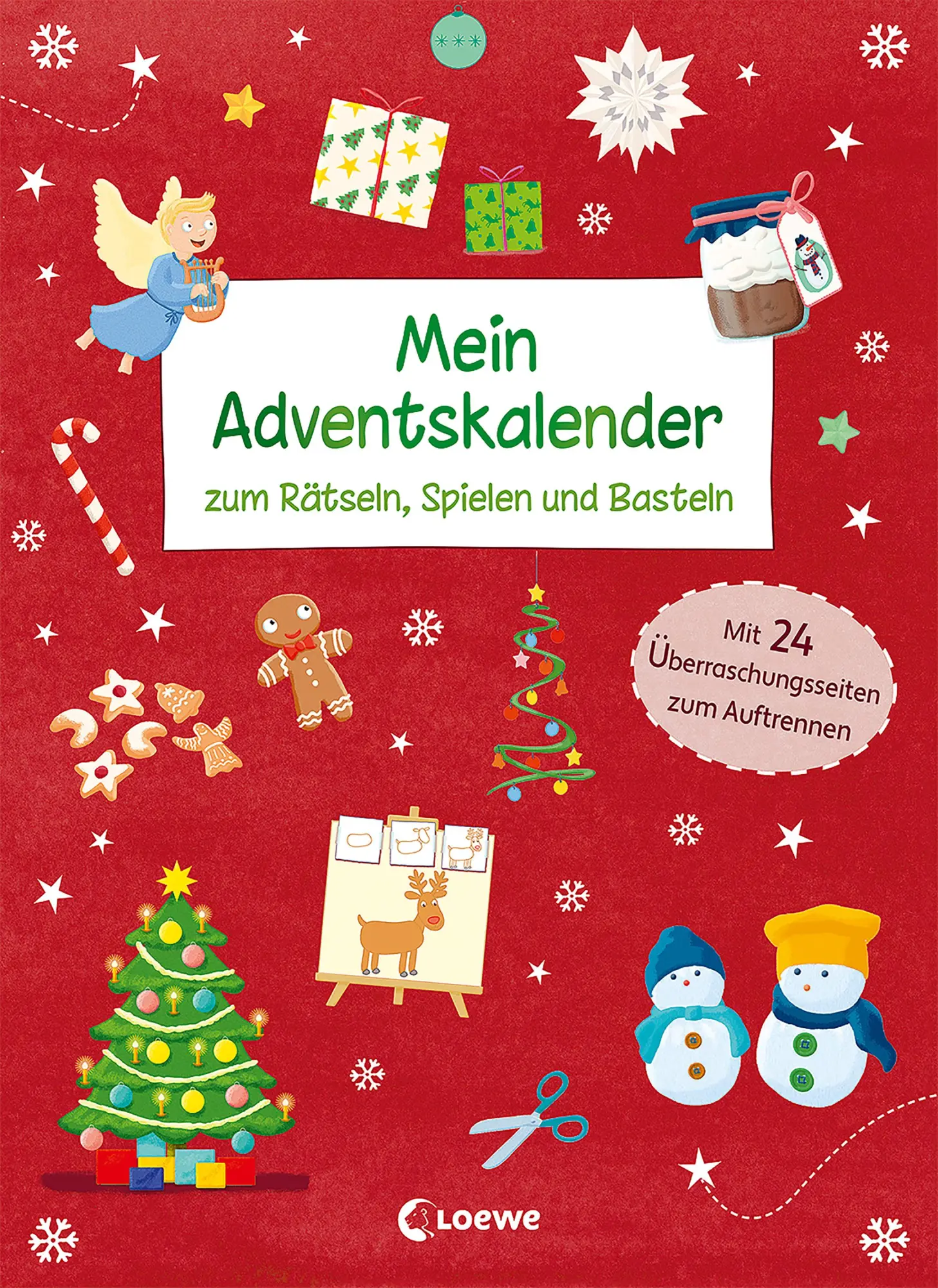 Cover: 9783743210035 | Mein Adventskalender zum Rätseln, Spielen und Basteln | Weihnachten