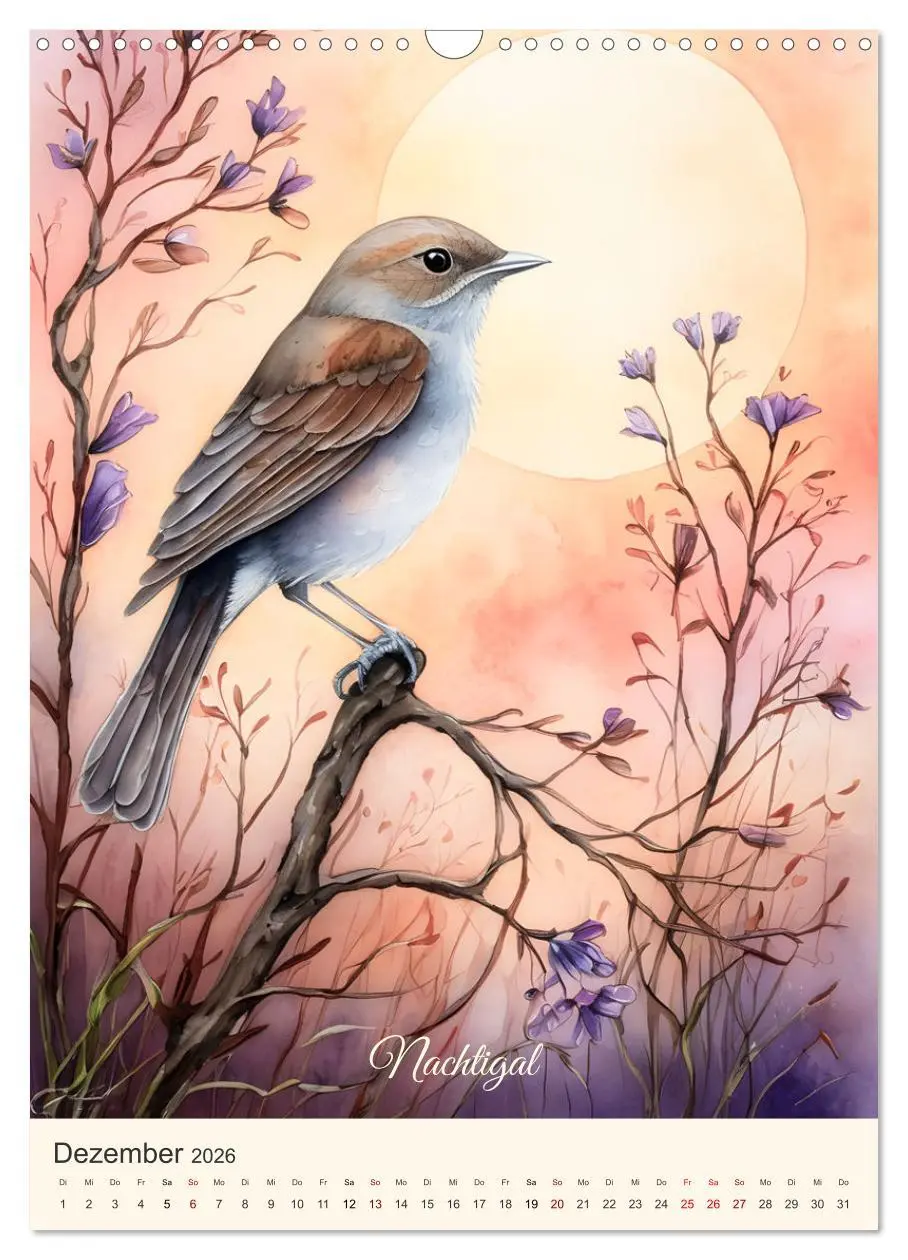 Bild: 9783457260135 | Alle Vögel sind schon da (Wandkalender 2026 DIN A3 hoch), CALVENDO...