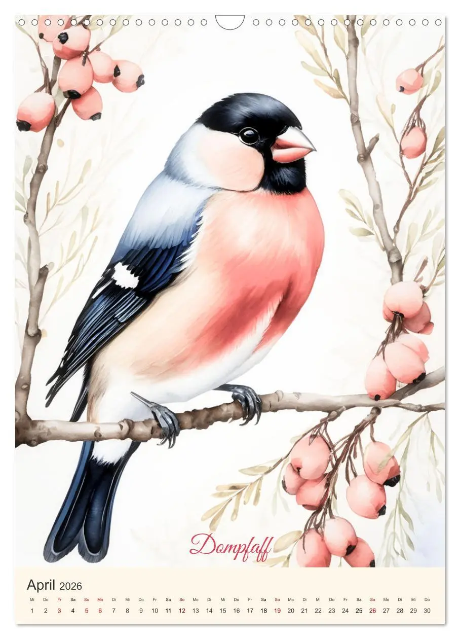 Bild: 9783457260135 | Alle Vögel sind schon da (Wandkalender 2026 DIN A3 hoch), CALVENDO...