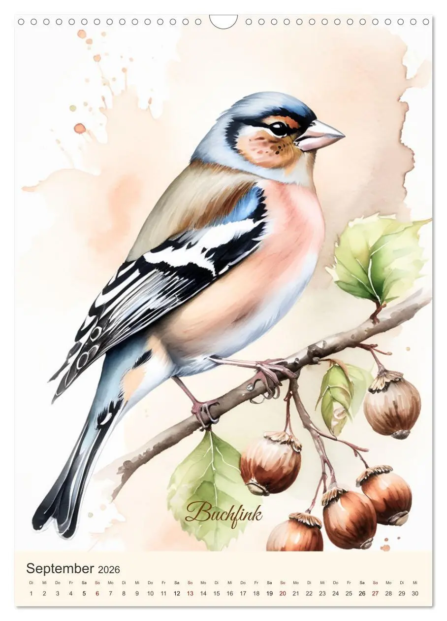 Bild: 9783457260135 | Alle Vögel sind schon da (Wandkalender 2026 DIN A3 hoch), CALVENDO...