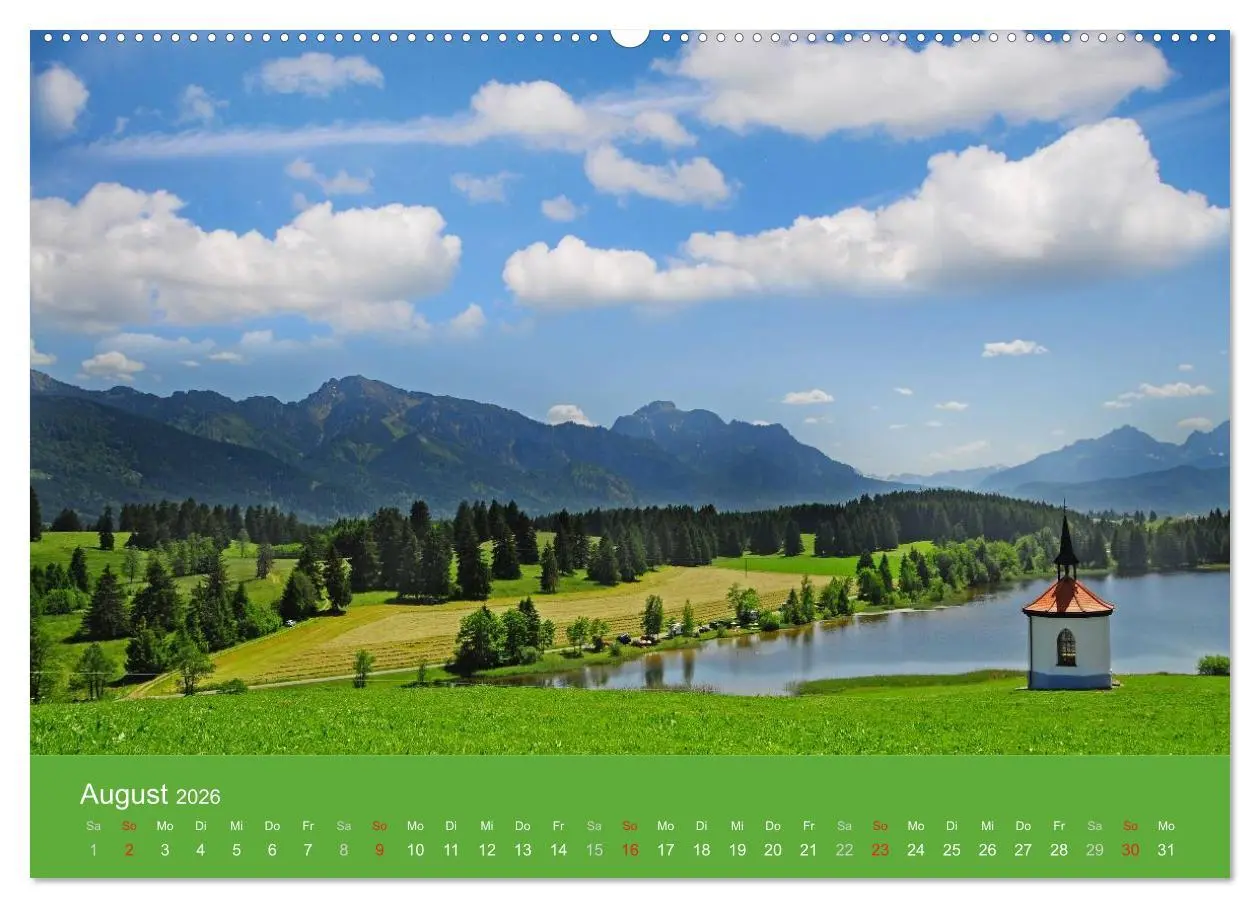 Bild: 9783516040135 | Romantisches Allgäu (hochwertiger Premium Wandkalender 2026 DIN A2...