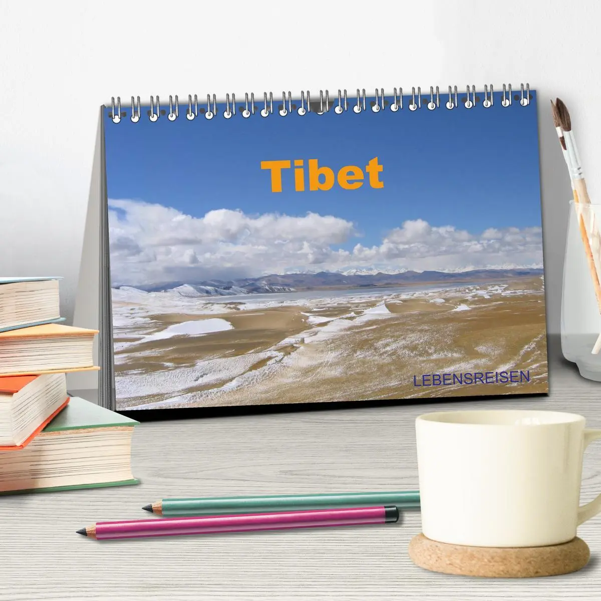 Bild: 9783516110135 | Tibet (Tischkalender 2026 DIN A5 quer), CALVENDO Monatskalender | 2026