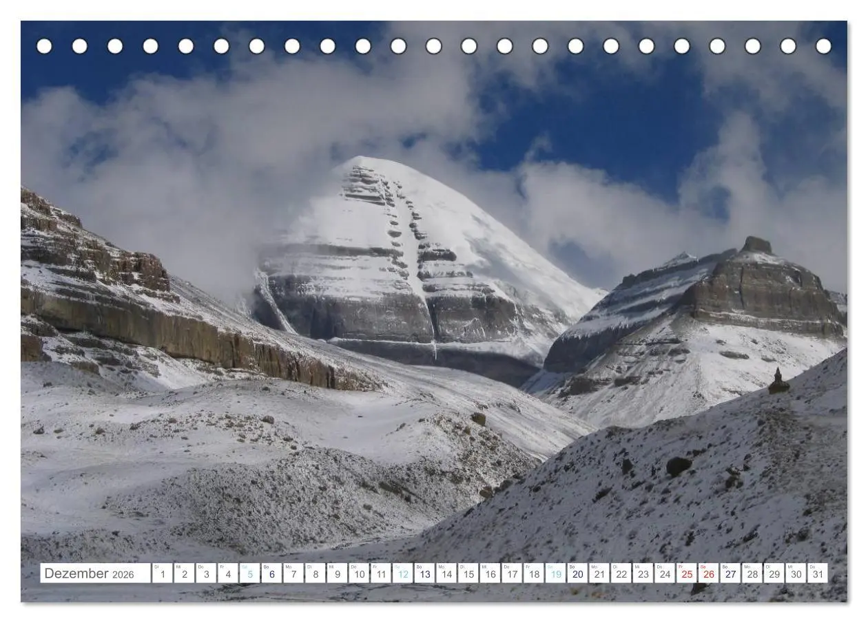 Bild: 9783516110135 | Tibet (Tischkalender 2026 DIN A5 quer), CALVENDO Monatskalender | 2026