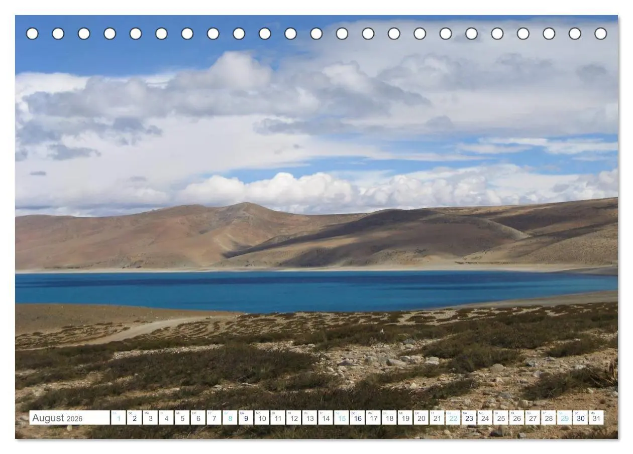 Bild: 9783516110135 | Tibet (Tischkalender 2026 DIN A5 quer), CALVENDO Monatskalender | 2026