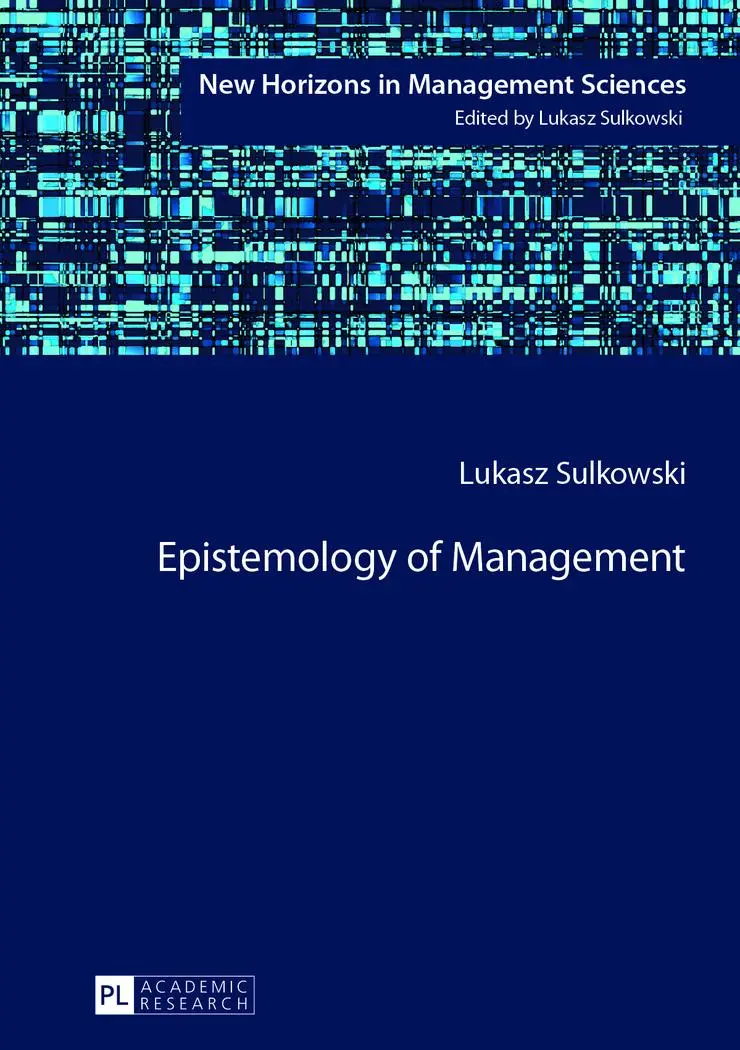 Cover: 9783631640135 | Epistemology of Management | Lukasz Sulkowski | Buch | Gebunden | 2013